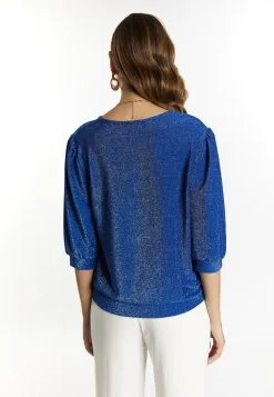 Faina Blouses Met Korte Mouw Blouse Dames Royal Blue/koningsblauw -Outlet Faina Winkel 7f7f8c49bd65ba6080c74777ca1fead6