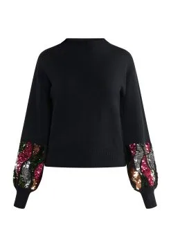 Faina Caneva - Trui - Schwarz -Outlet Faina Winkel 7f8539966fc4484b89ab008aa0d5552f