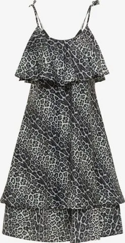 Faina Zomerjurken Zomerjurk Nelice Dames Grijs