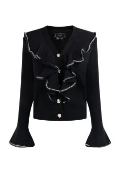 Faina Koosh - Vest - Schwarz -Outlet Faina Winkel 83b4fc7b253643fb864eb7e55174165f