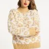 Faina Imane - Trui - Wollweiss Hellkamel -Outlet Faina Winkel 8409a0d3eaaa4035a1d125f7e0551021