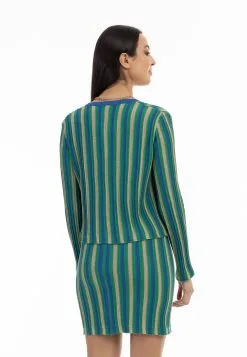 Faina Vest - Blau Mehrfarbig -Outlet Faina Winkel 8430fe46e22a4a51a573da44222c6032