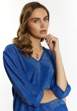 Faina Blouses Met Korte Mouw Blouse Dames Royal Blue/koningsblauw -Outlet Faina Winkel 849d16c82bf77fb270d5cfe3e33e2dd6