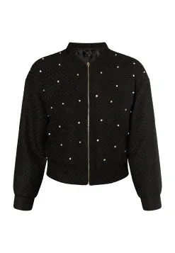 Faina Boucé Mit Strass-Steinen Nally - Vest - Schwarz -Outlet Faina Winkel 852cad531a254ead864e59873ec43a4e