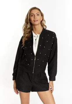 Faina Boucé Mit Strass-Steinen Nally - Vest - Schwarz