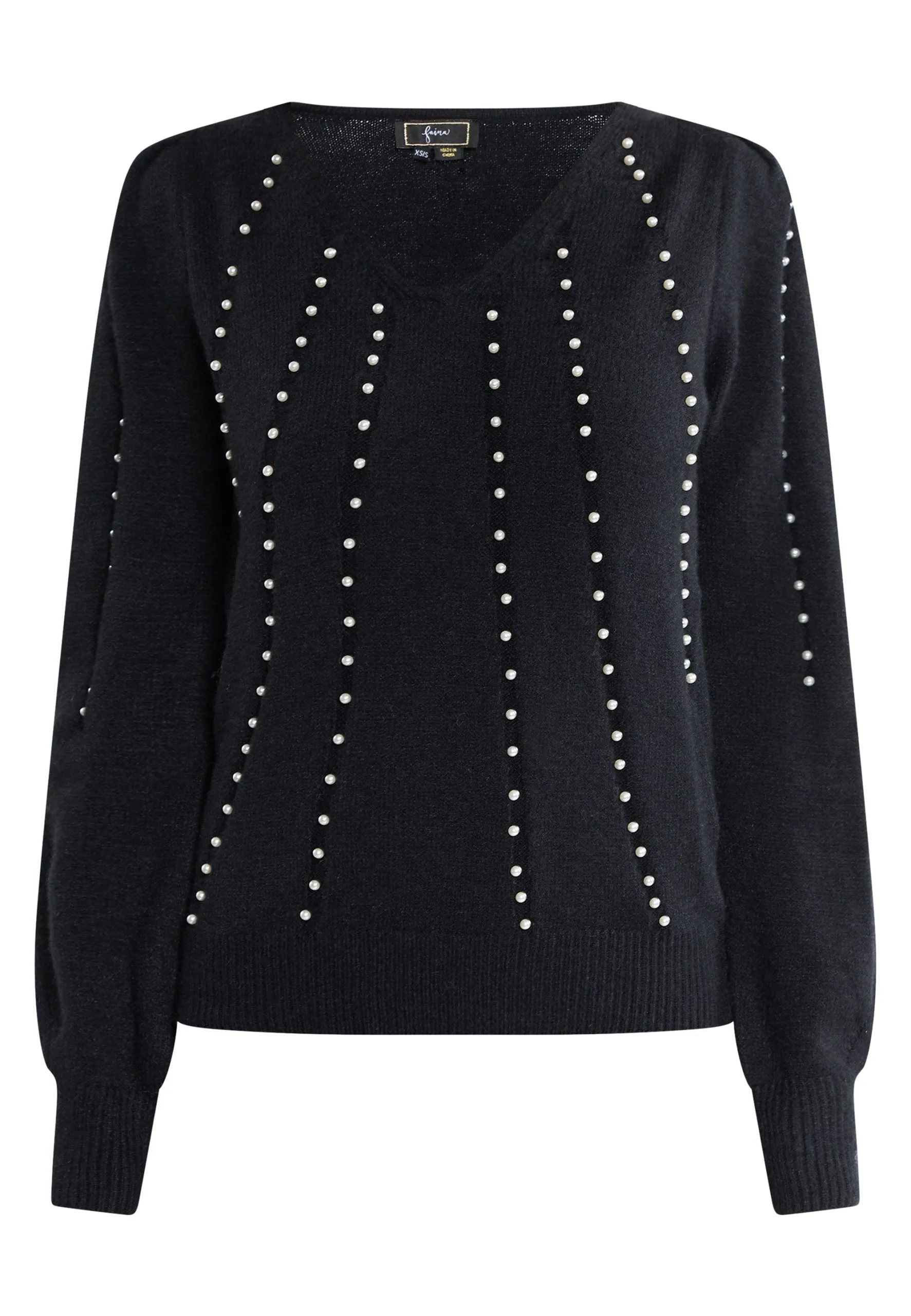 Faina Tuxe - Trui - Schwarz 7 Faina Tuxe - Trui - Schwarz - Afbeelding 5