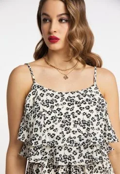 Faina Maxi Jurken Jurk Dames Wit -Outlet Faina Winkel 8aa8b7bb7bd0d2455a72754cf1a14ccb