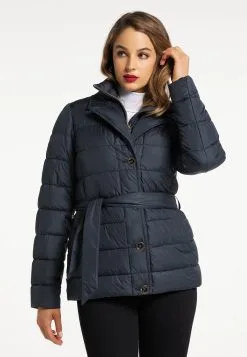 Faina Caspio - Winterjas - Dunkelmarine