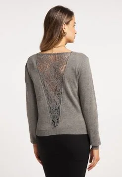 Faina Fijngebreide Truien Trui Dames Grijs -Outlet Faina Winkel 8dbcc7aeb1cb11b75c8519b1cfb26286