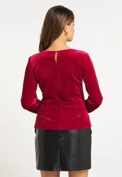 Faina Blouseshirts Blouse Dames Donkerrood -Outlet Faina Winkel 8f11dfa0beafa4119afd6014bbba5f7c