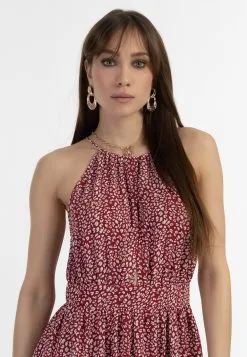 Faina Zomerjurken Zomerjurk Dames Kersrood -Outlet Faina Winkel 92435f7ec8e4ec1da51b74da867928d6