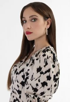 Faina Blouses Met Korte Mouw Blouse Dames Beige -Outlet Faina Winkel 984ee17357fc01c00368af607df0fce1