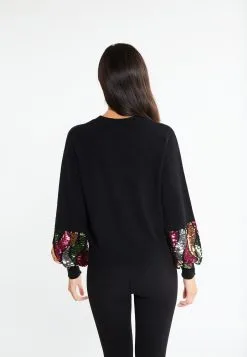 Faina Fijngebreide Truien Trui Caneva Dames Zwart -Outlet Faina Winkel 9914b18dd87319edd047194876586057