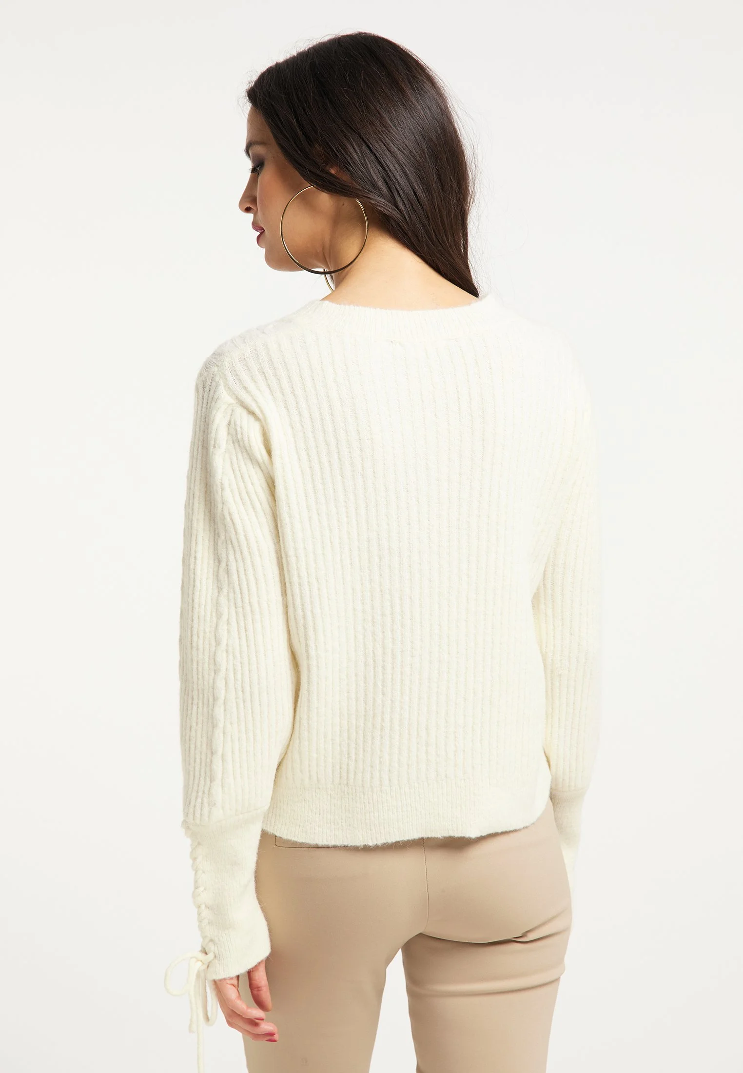 Faina Trui - Wollweiss 5 Faina Trui - Wollweiss - Afbeelding 3