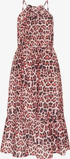 Faina Zomerjurken Zomerjurk Dames Oudroze / Lichtroze / Zwart