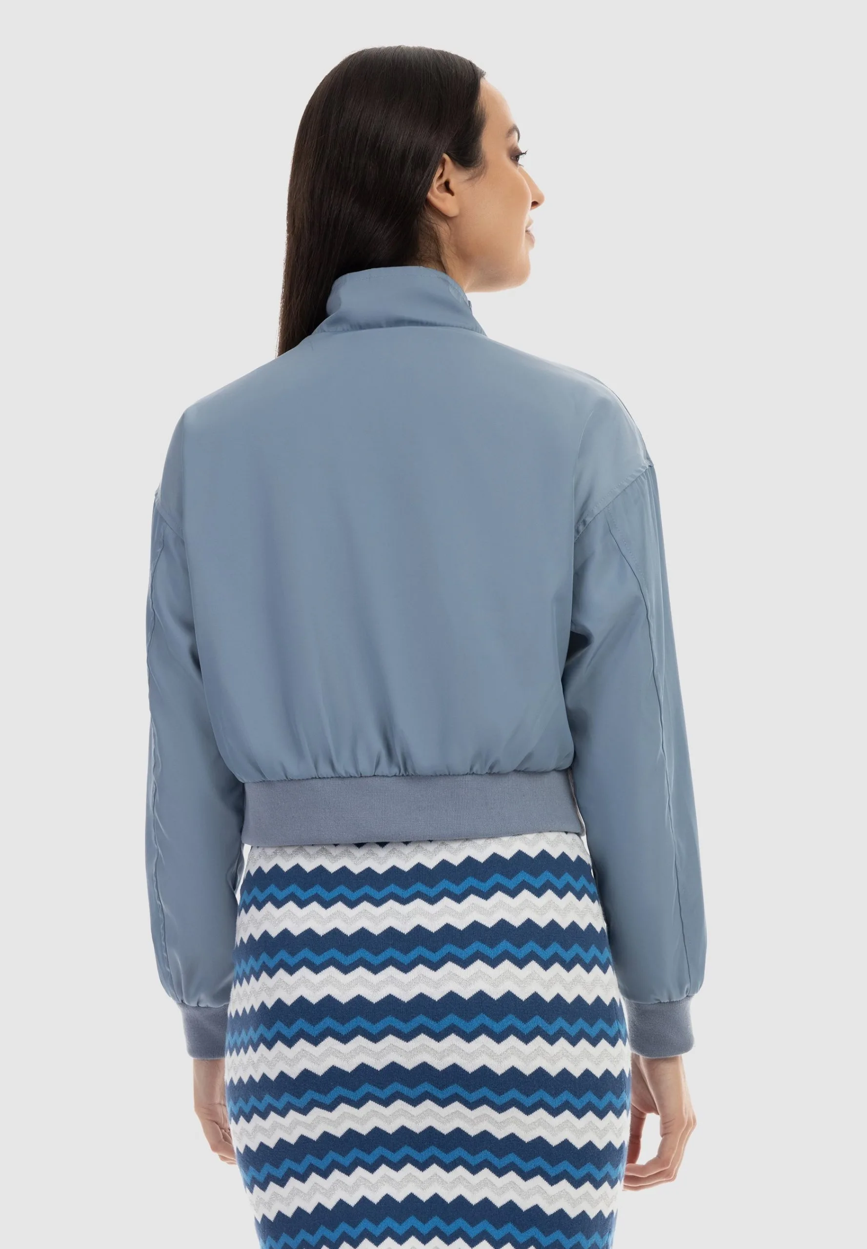 Faina Lichte Jas - Rauchblau 5 Faina Lichte Jas - Rauchblau - Afbeelding 3