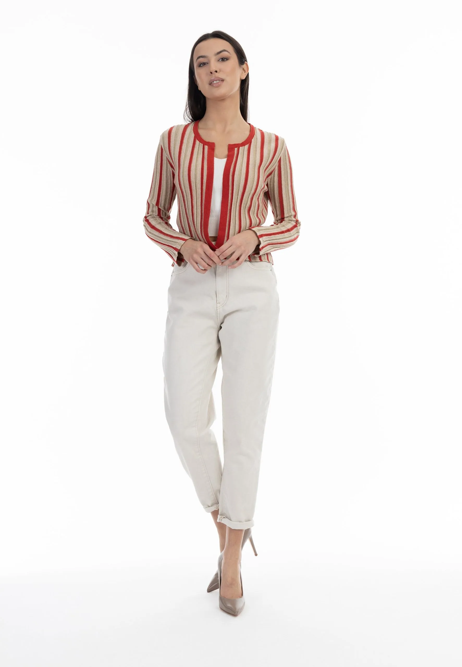 Faina Vest - Rot Mehrfarbig 7 Faina Vest - Rot Mehrfarbig - Afbeelding 5