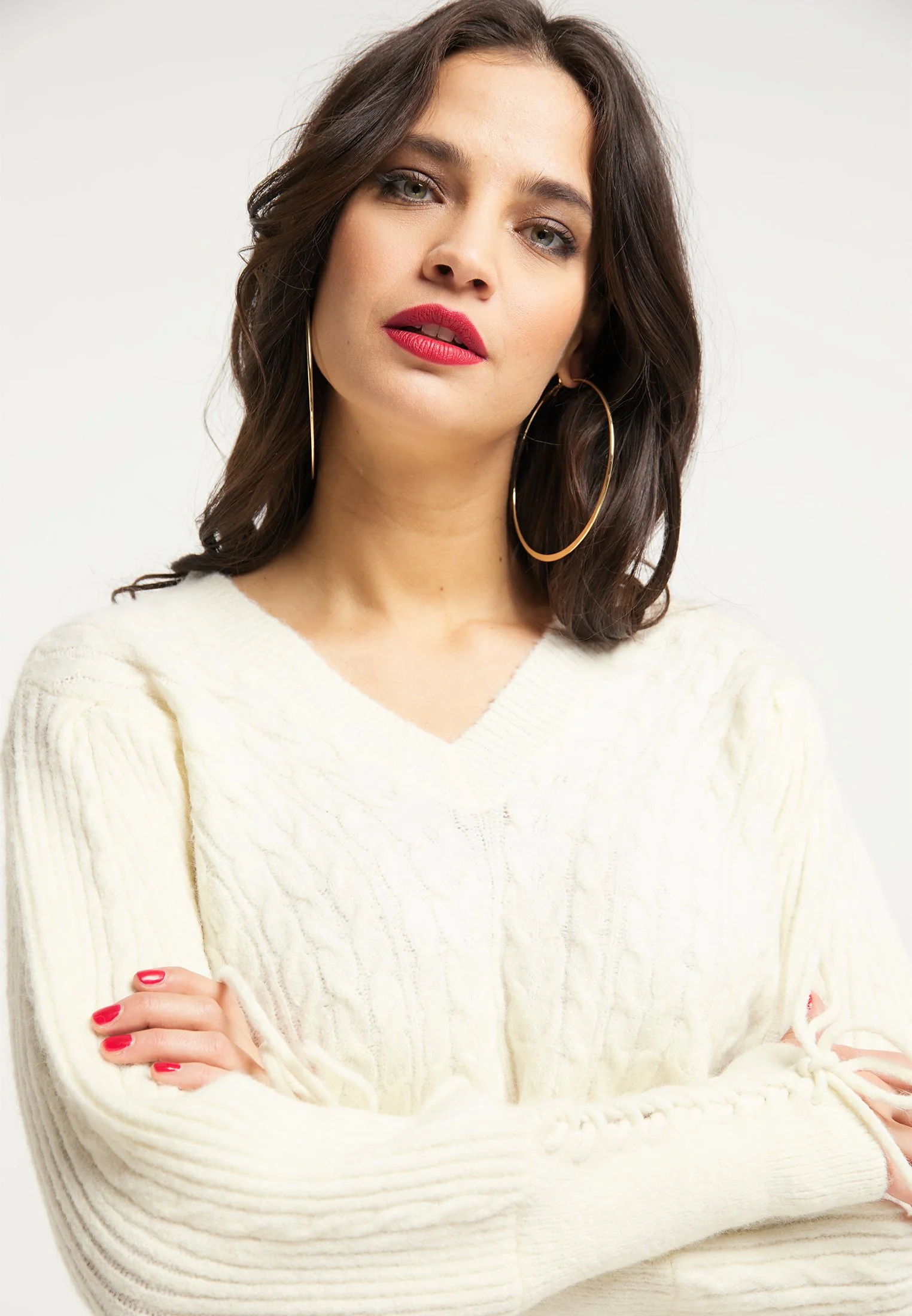 Faina Trui - Wollweiss 6 Faina Trui - Wollweiss - Afbeelding 4