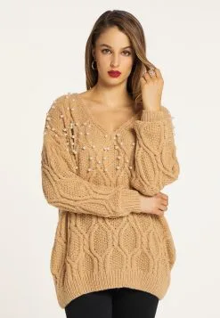 Faina Zitha - Trui - Kamel