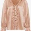 Faina Blouses & Tunieken Blouse Dames Nude -Outlet Faina Winkel a9ee3fa9f09822b7414b3b74e66ad365