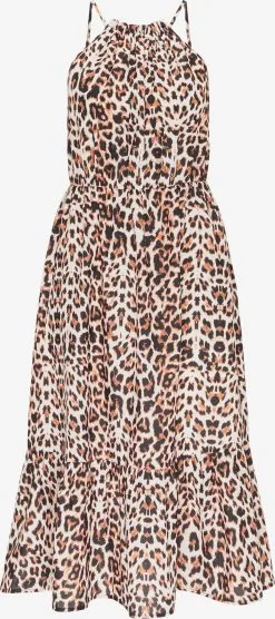 Faina Zomerjurken Zomerjurk Dames Bruin