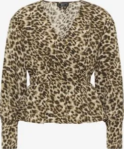 Faina Blouseshirts Blouse Dames Donkergroen