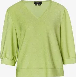 Faina Blouses Met Korte Mouw Blouse Dames Limoen