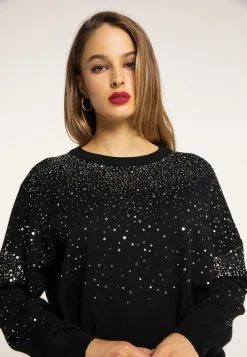 Faina Fijngebreide Truien Trui Dames Zwart -Outlet Faina Winkel aed9a4f3fe75e8f6b8df7a2a70ba430a