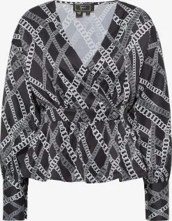 Faina Blouseshirts Blouse Dames Zwart