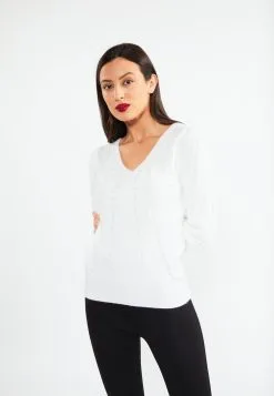 Faina Tuxe - Trui - Weiss