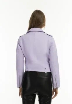 Faina Imitatieleren Jas - Flieder -Outlet Faina Winkel b628518ba08240f9b036bb8dbc92f82f