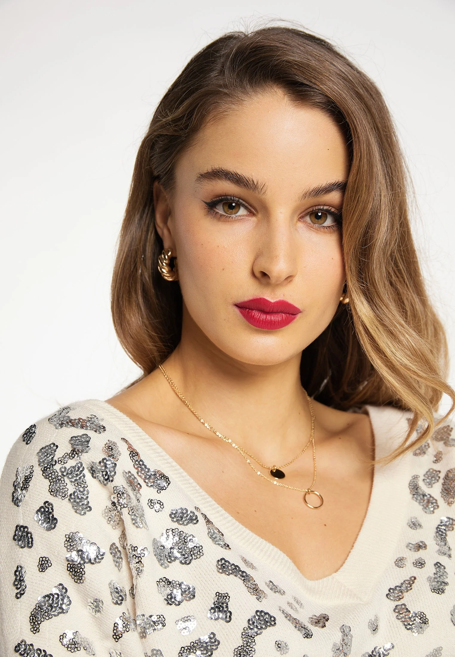 Faina Nascita - Trui - Wollweiss Silber 6 Faina Nascita - Trui - Wollweiss Silber - Afbeelding 4