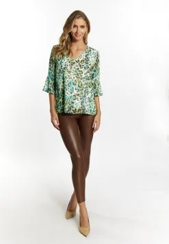 Faina Blouses Met Korte Mouw Blouse Dames Groen -Outlet Faina Winkel bd2ec97e6ce35d96286e0ad5e632cacd
