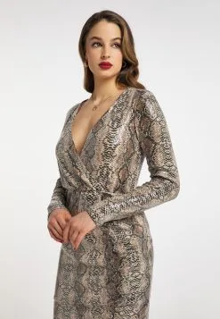 Faina Cocktailjurken Cocktailjurk Dames Lichtbeige -Outlet Faina Winkel c1397c765b57c46385731b8e92fa4ee9