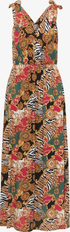 Faina Maxi Jurken Jurk Dames Gemengde Kleuren