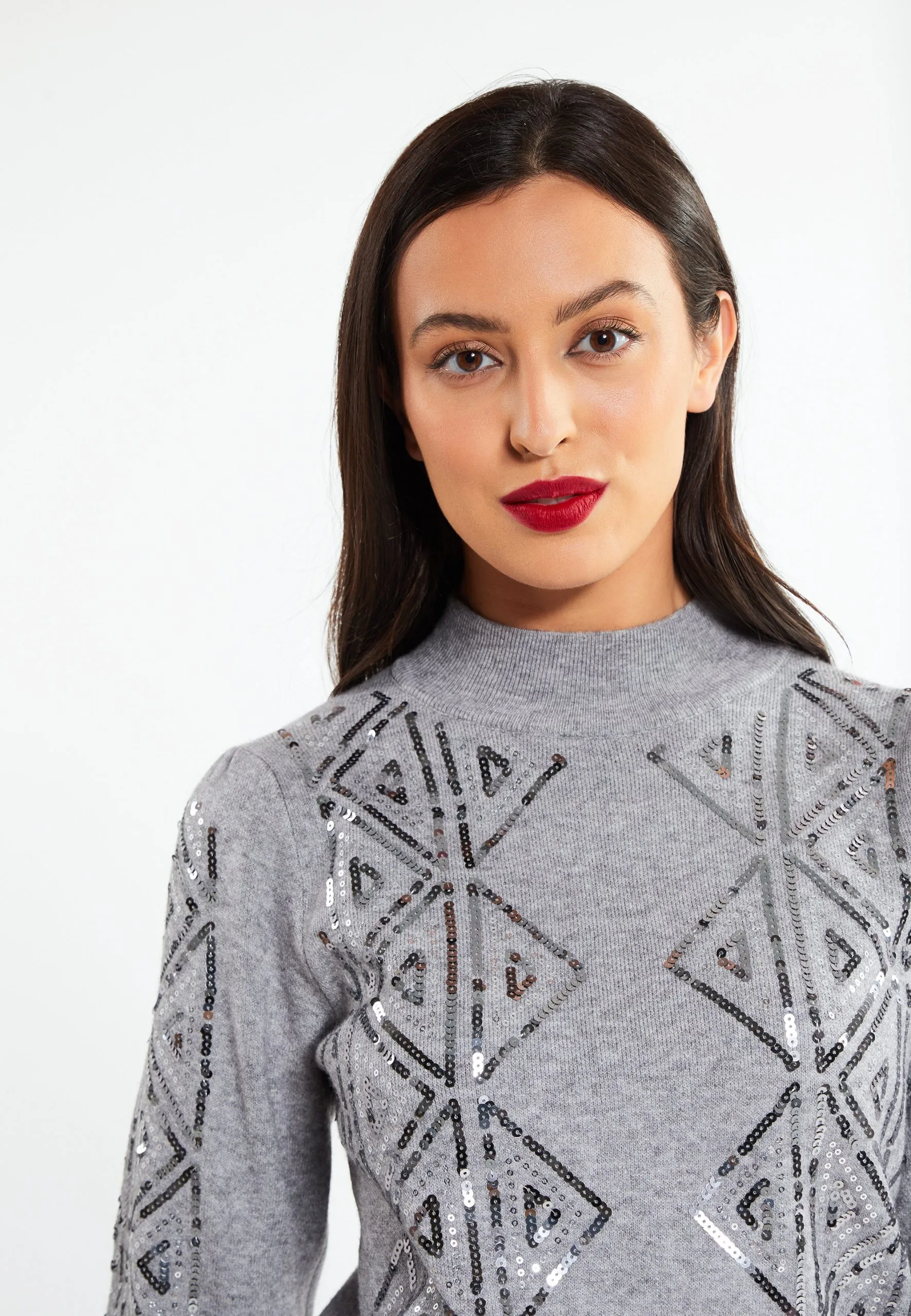 Faina Tuxe - Trui - Grau 6 Faina Tuxe - Trui - Grau - Afbeelding 4