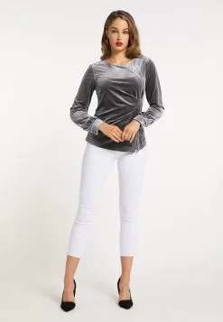 Faina Blouseshirts Blouse Dames Donkergrijs -Outlet Faina Winkel c617dca63af458da605b6ef31a93fd9f