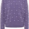 Faina Fijngebreide Truien Trui Tylin Dames Donkerlila -Outlet Faina Winkel c705a7ad337ec0330e4f5994c22097a6