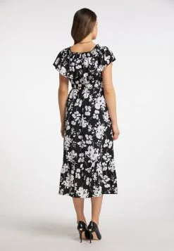 Faina Midi Jurken Jurk Dames Zwart -Outlet Faina Winkel c82b95930c722c9d01790af4a8637a0c