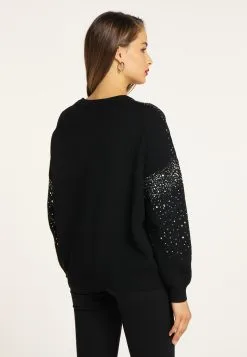 Faina Fijngebreide Truien Trui Dames Zwart -Outlet Faina Winkel c95643a9a8f8a63537f57b90f4979f76