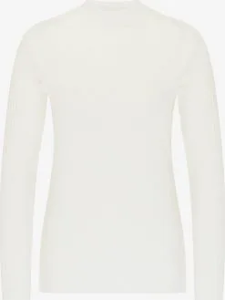 Faina Fijngebreide Truien Trui Dames Wit