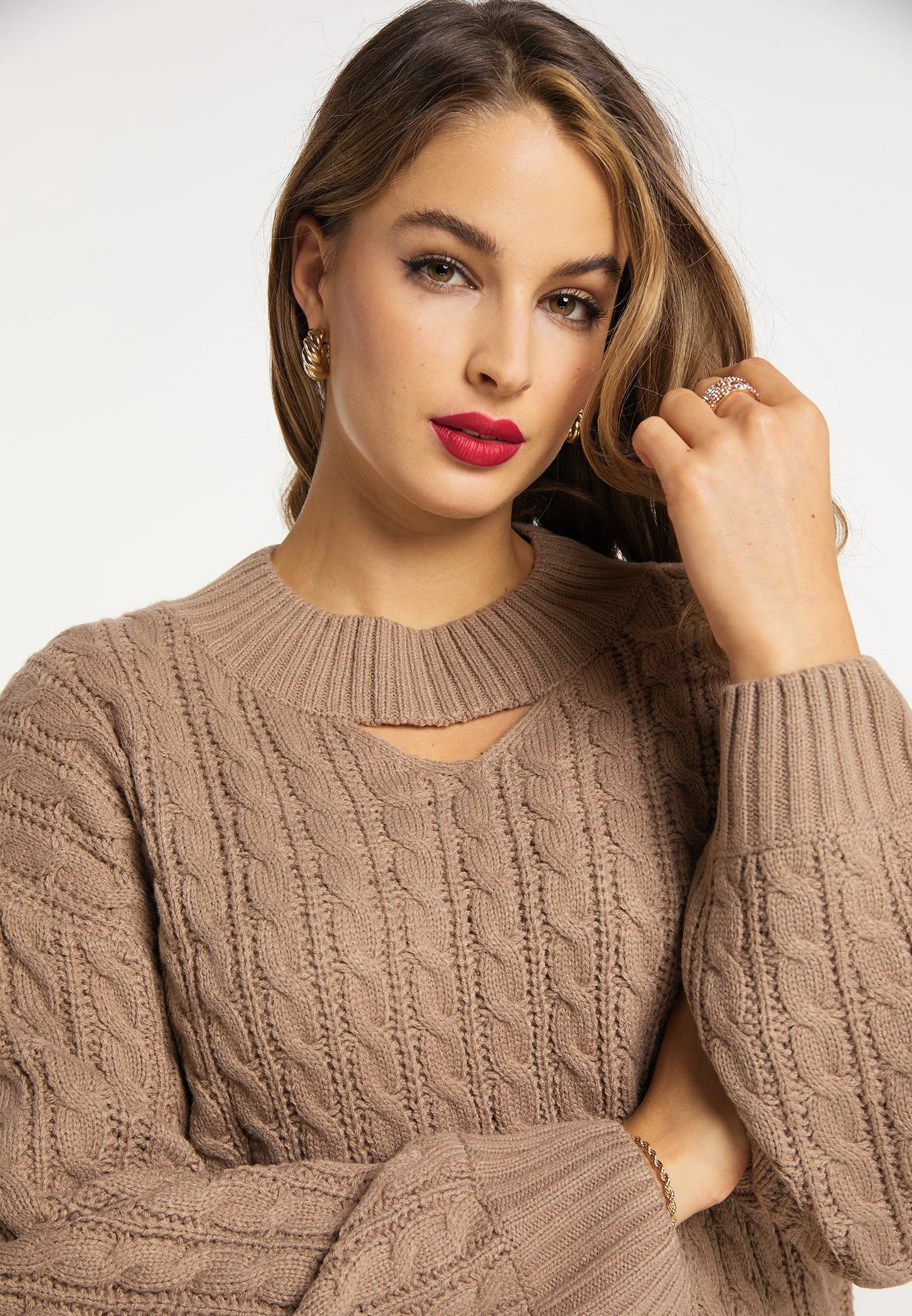 Faina Imane - Trui - Beige 6 Faina Imane - Trui - Beige - Afbeelding 4