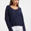 Faina Tuxe - Trui - Marine -Outlet Faina Winkel cdfe4eb3f0ff4fc0a94bcb0b9393e674
