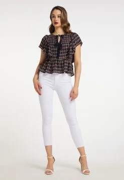 Faina Kanten Blouses Blouse Dames Marine -Outlet Faina Winkel d1bd49c88e6515b2e3d723f40500921b