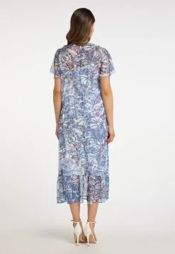 Faina Blousejurken Blousejurk Dames Blauw / Donkerblauw -Outlet Faina Winkel d47bc77231f8838e7bda30aa8254638b