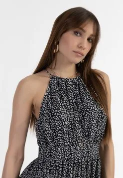 Faina Zomerjurken Zomerjurk Dames Zwart -Outlet Faina Winkel d4b2c010e319175813d2a0384904c2c3