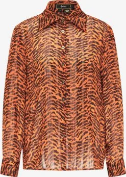 Faina Overhemden Blouse Dames Oranje