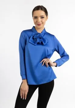 Faina Blouseshirts Blouse Dames Royal Blue/koningsblauw -Outlet Faina Winkel e0f8356800727bc028c01954e1b32f6a