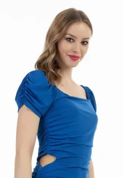 Faina Mini Jurken Jurk Dames Kobaltblauw -Outlet Faina Winkel e3cc48333456b9d992a390f3332c4ee4