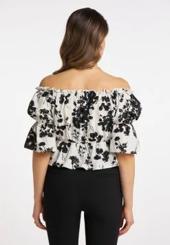 Faina Blouses Met Korte Mouw Blouse Dames Wit -Outlet Faina Winkel e9f7dae3c7fc6db904edd6b656031c83